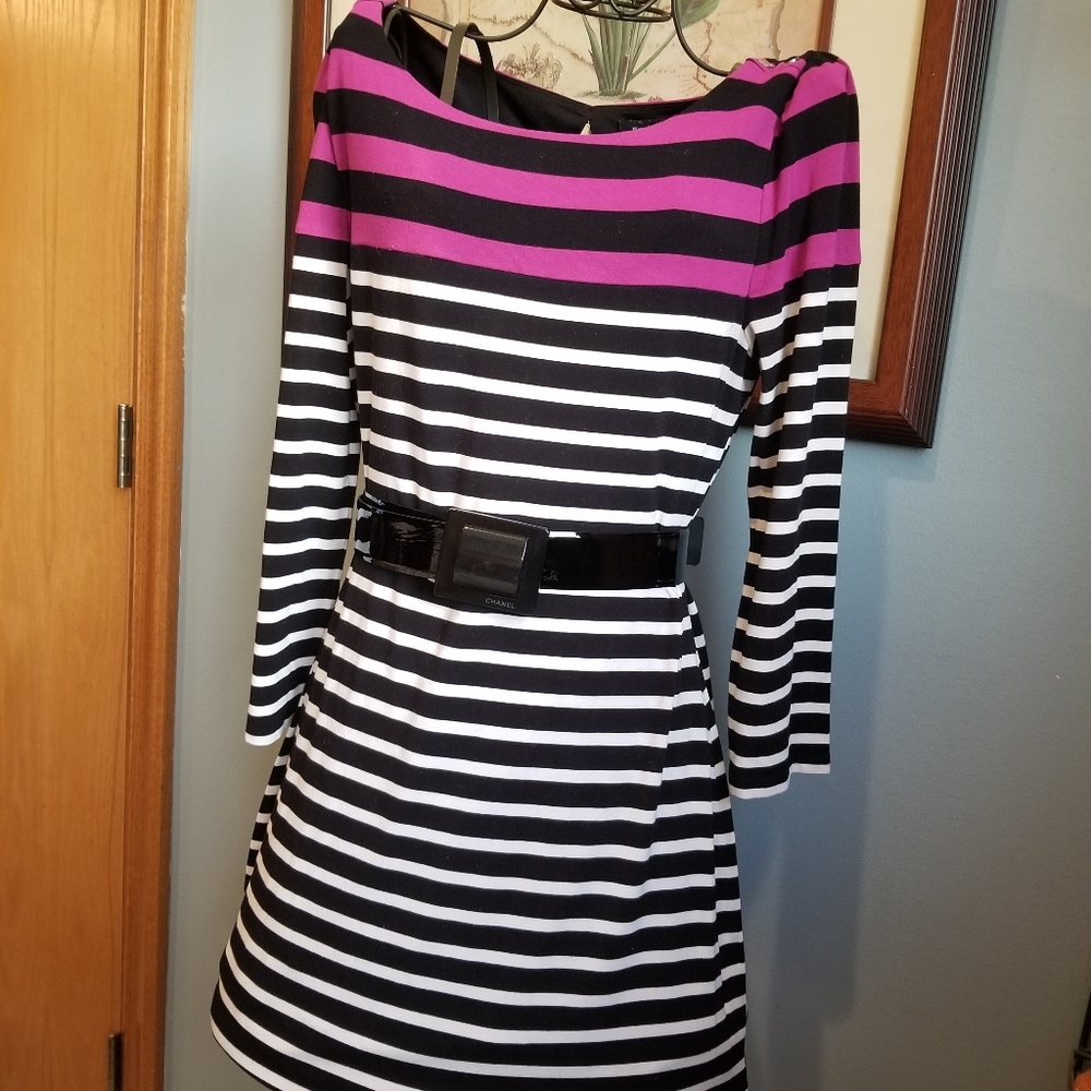 White House Black Market Striped Dress
